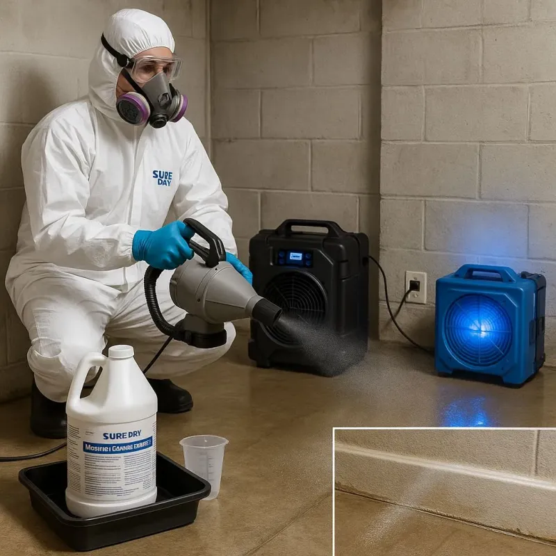 Sanitization and Odor Removal process in Valley Center, CA